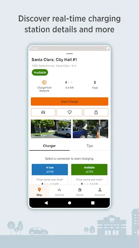 ChargePoint ایپ ڈاؤن لوڈ کریں – الیکٹرک گاڑیوں کے لیے بہترین چارجنگ اسٹیشن تلاش کریں - Screenshot 2