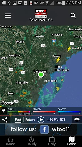 WTOC First Alert Radar ڈاؤن لوڈ کریں – درست موسم کی پیش گوئی - Screenshot 4